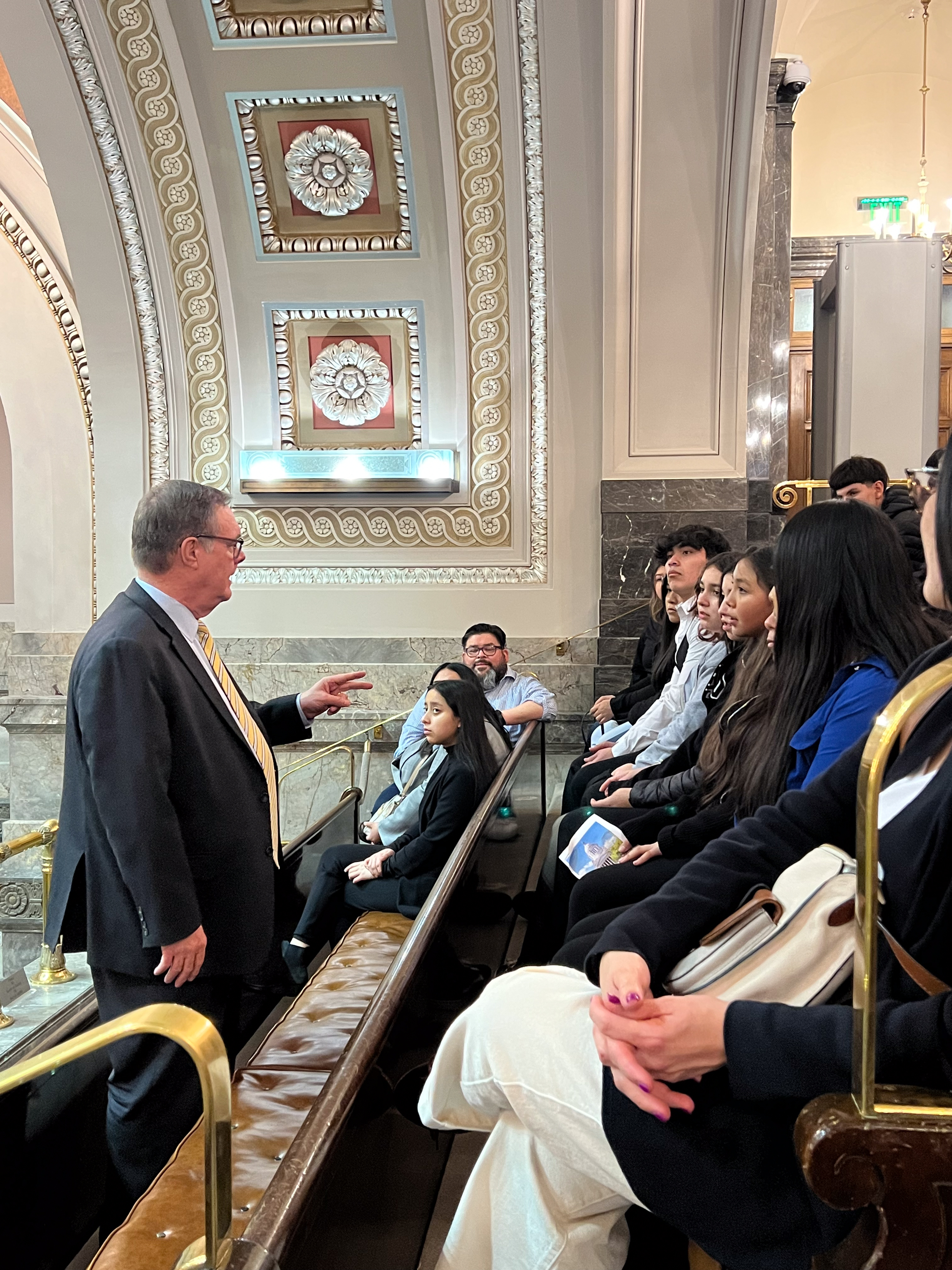 students at the capital